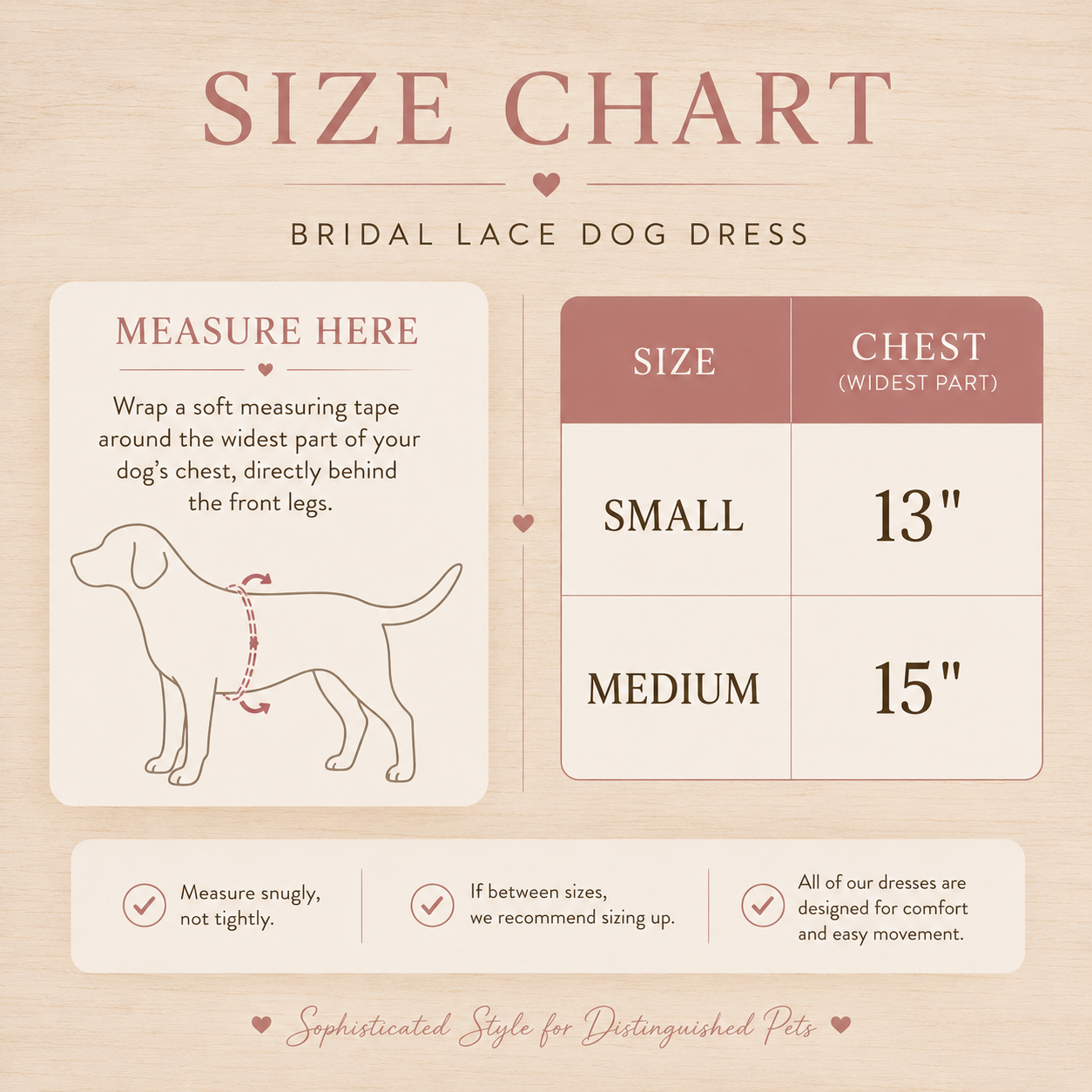 Bridesmaid Dog Dress - White Lace