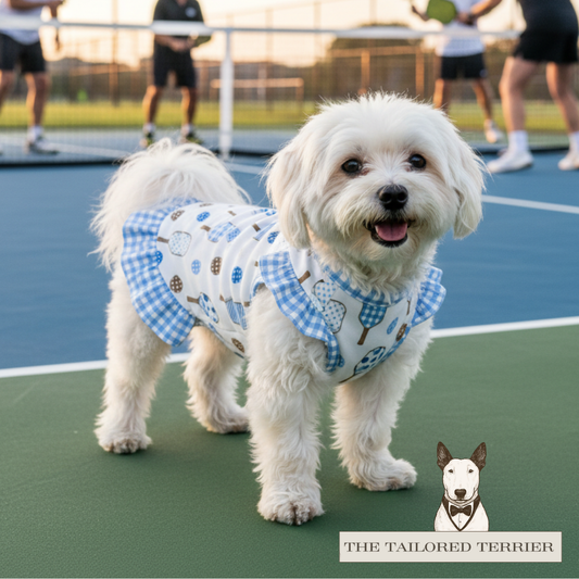 Ruffled Shirt Dress – Pickleball Pals