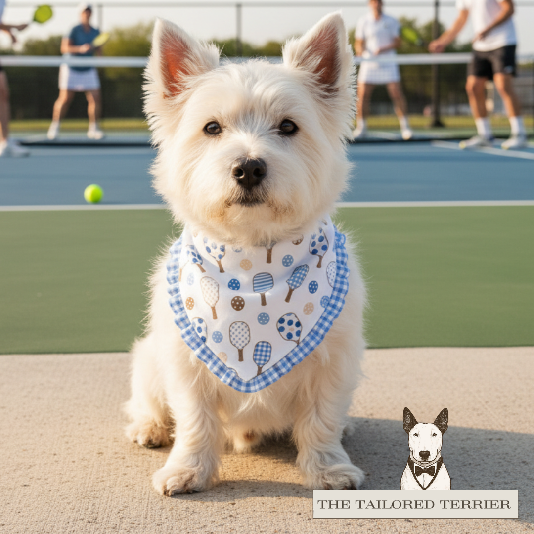 Ruffled Bandana - Pickleball Pals