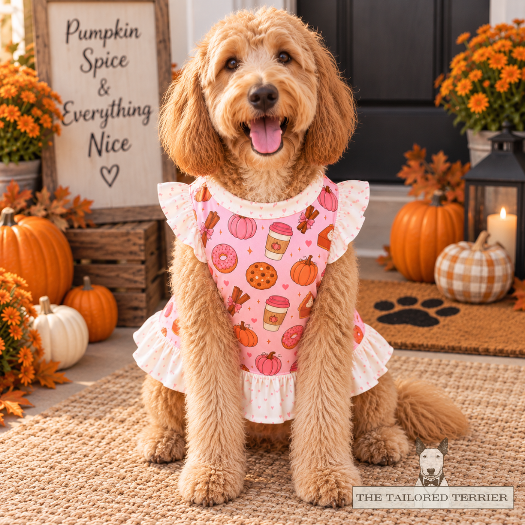 Ruffled Shirt Dress – Pumpkin Spice