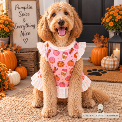 Ruffled Shirt Dress – Pumpkin Spice