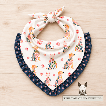 Ruffled Bandana - Blooming Besties