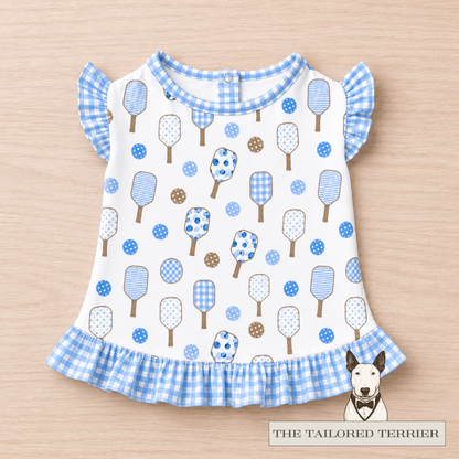 Ruffled Shirt Dress – Pickleball Pals