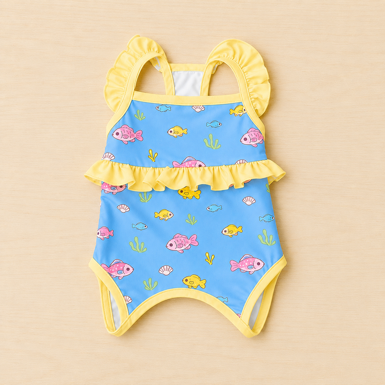 Ruffled Swimsuit - Under The Sea