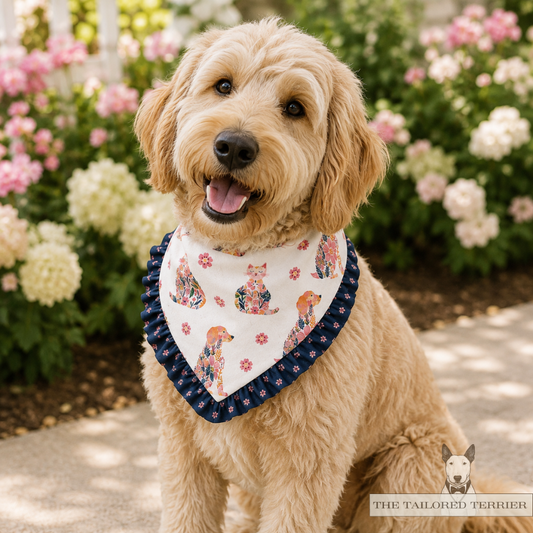 Ruffled Bandana - Blooming Besties