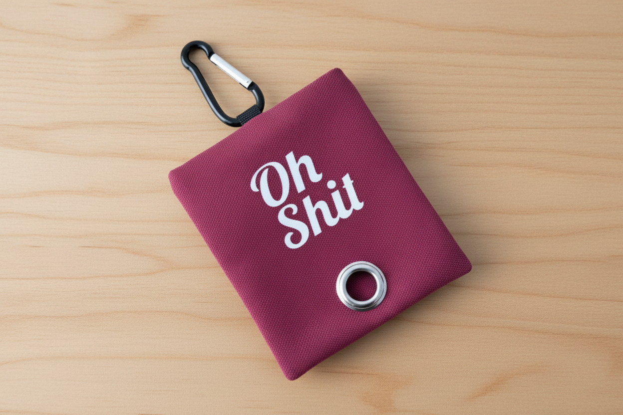 Wine Poop Bag Holder